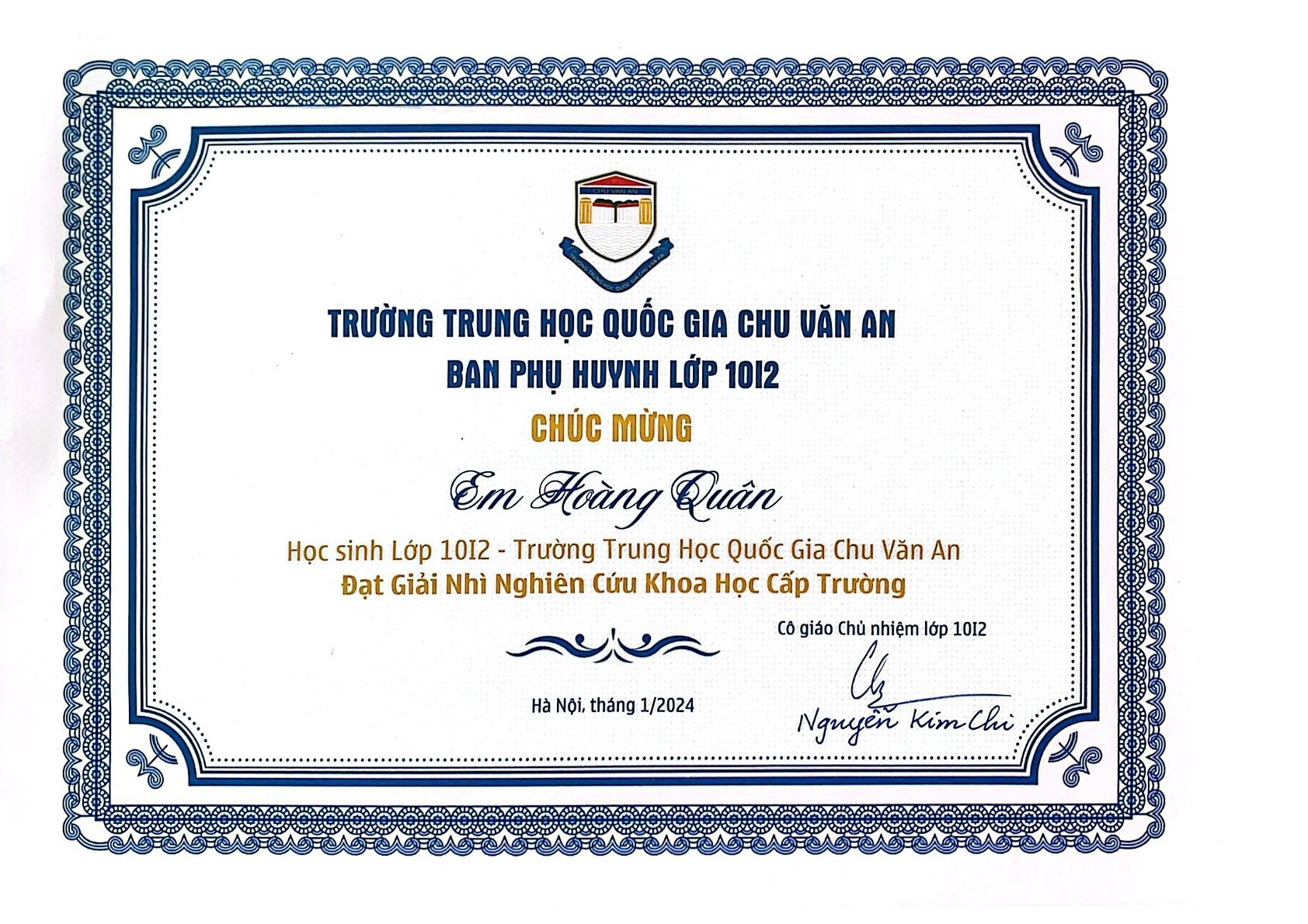 Certificate 11